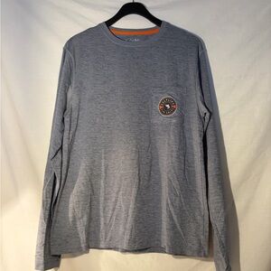 Salt Life Charcoal Heather Long Sleeve Tee